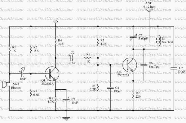 1000 km fm transmitter circuit diagram 1000 km fm transmitter circuit diagram