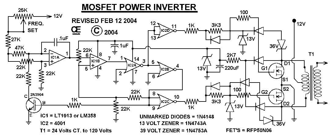 10000 watt inverter circuit diagram