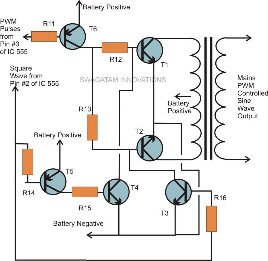 10000 watt inverter circuit diagram