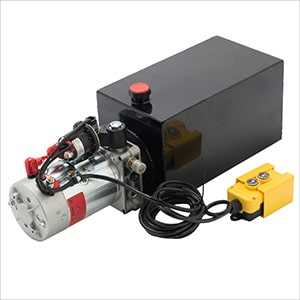 12 volt single acting hydraulic pump wiring diagram