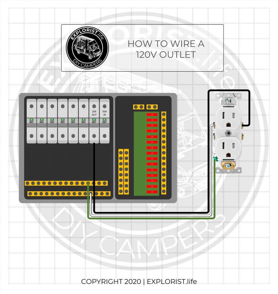 120v plug wiring diagram