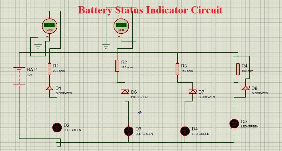 12v battery level indicator circuit diagram 12v battery level indicator circuit diagram