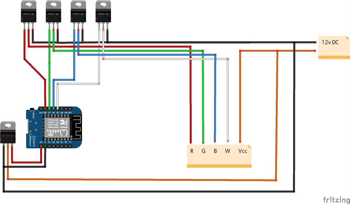 12v rgb led strip wiring diagram 12v rgb led strip wiring diagram