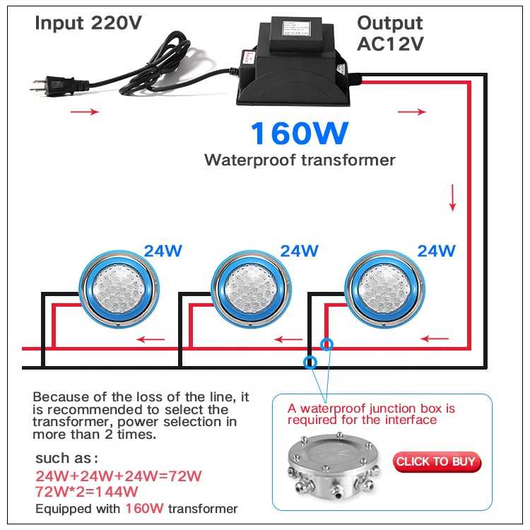 12v pool light wiring diagram