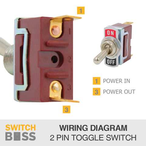 2 pin toggle switch wiring diagram