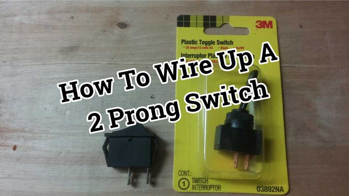 2 prong toggle switch wiring diagram