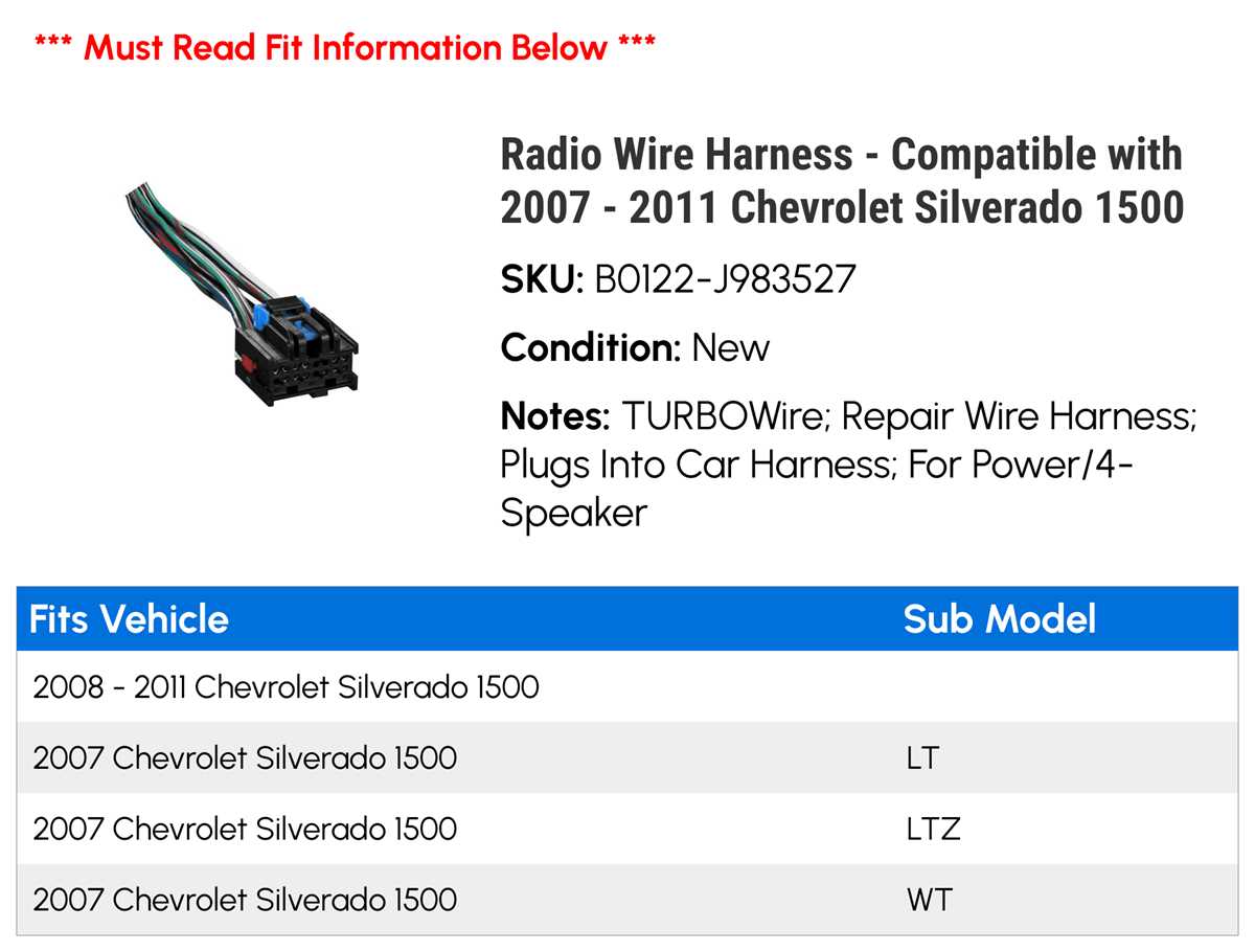 2008 silverado stereo wiring diagram