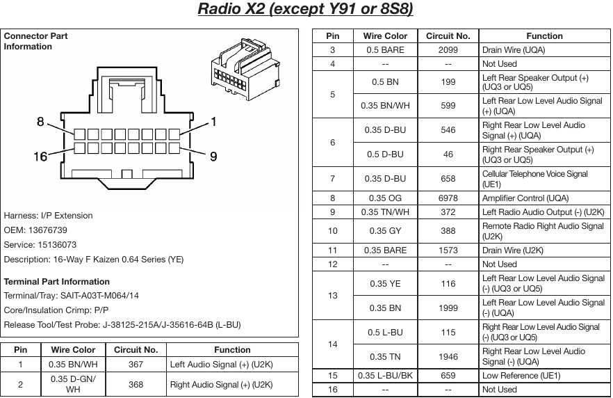 2008 silverado radio wiring diagram