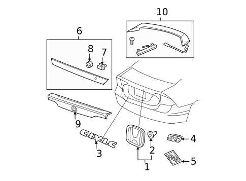 2009 honda civic parts diagram