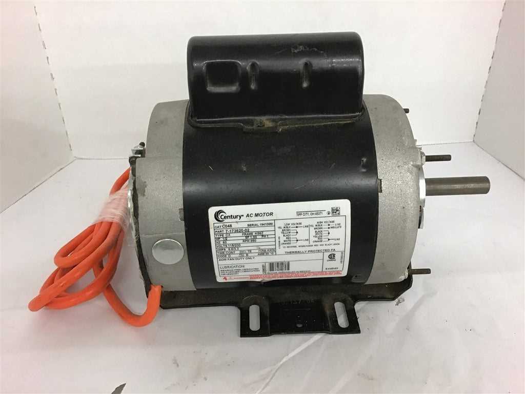 century ac motor wiring diagram 115/230 volts