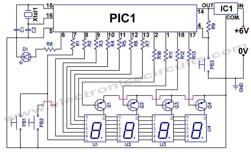 24 hour timer circuit diagram