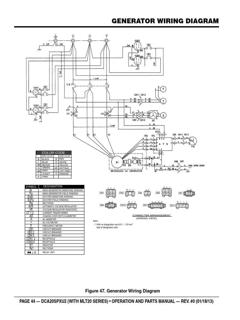 240v generator wiring diagram