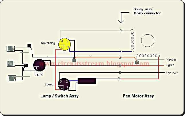 3 speed fan motor wiring diagram