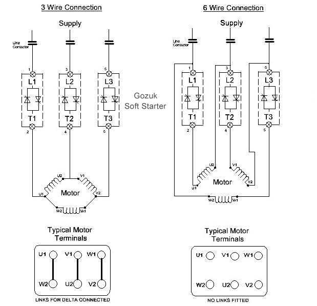 3 wire motor wiring diagram