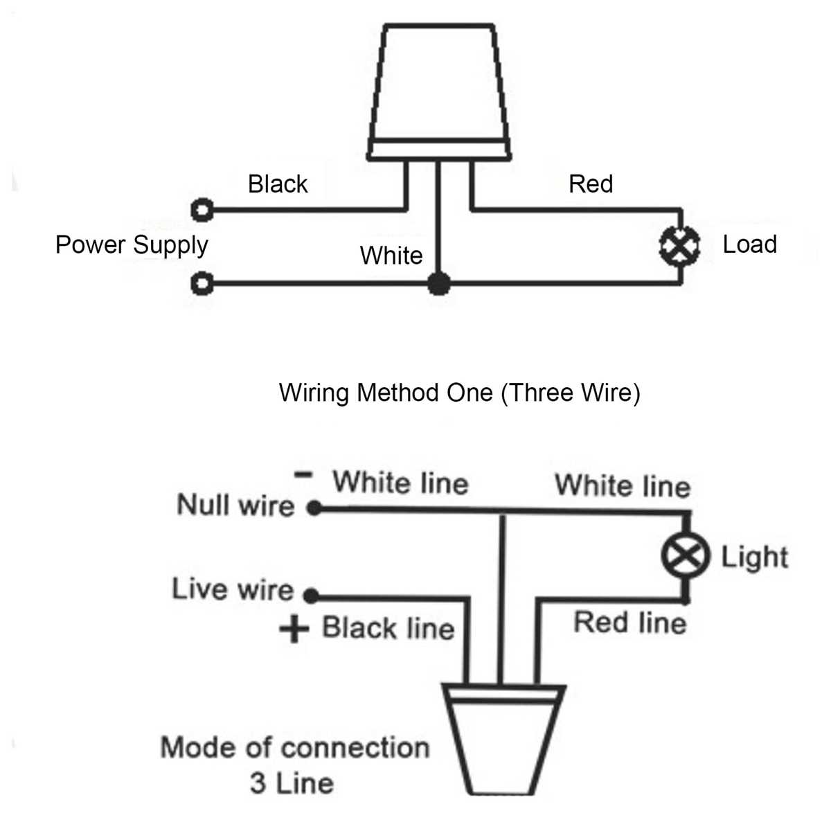 3 wire photocell wiring diagram 3 wire photocell wiring diagram