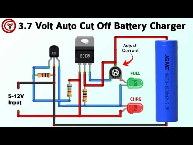 3.7 v li ion battery charger circuit diagram
