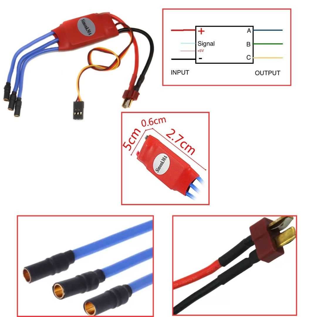 30a esc circuit diagram