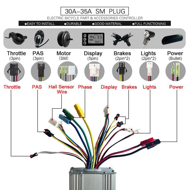 36v ebike controller wiring diagram