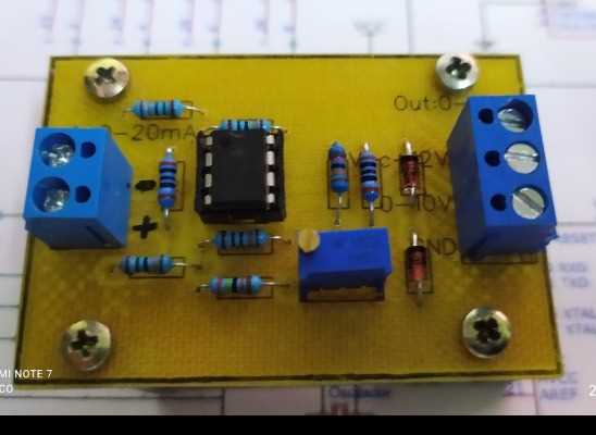 4 20ma to 0 5v converter circuit diagram