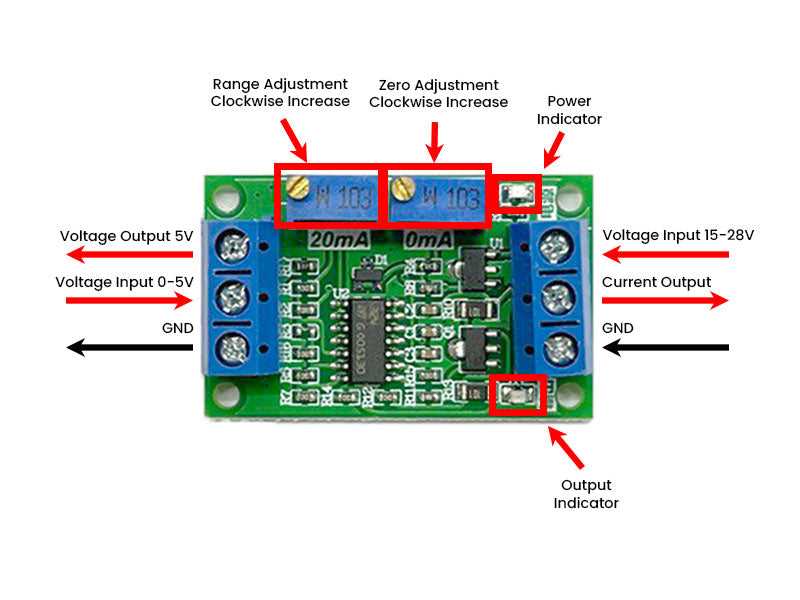 4 20ma to 0 5v converter circuit diagram