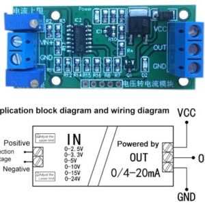 4 20ma to 0 5v converter circuit diagram