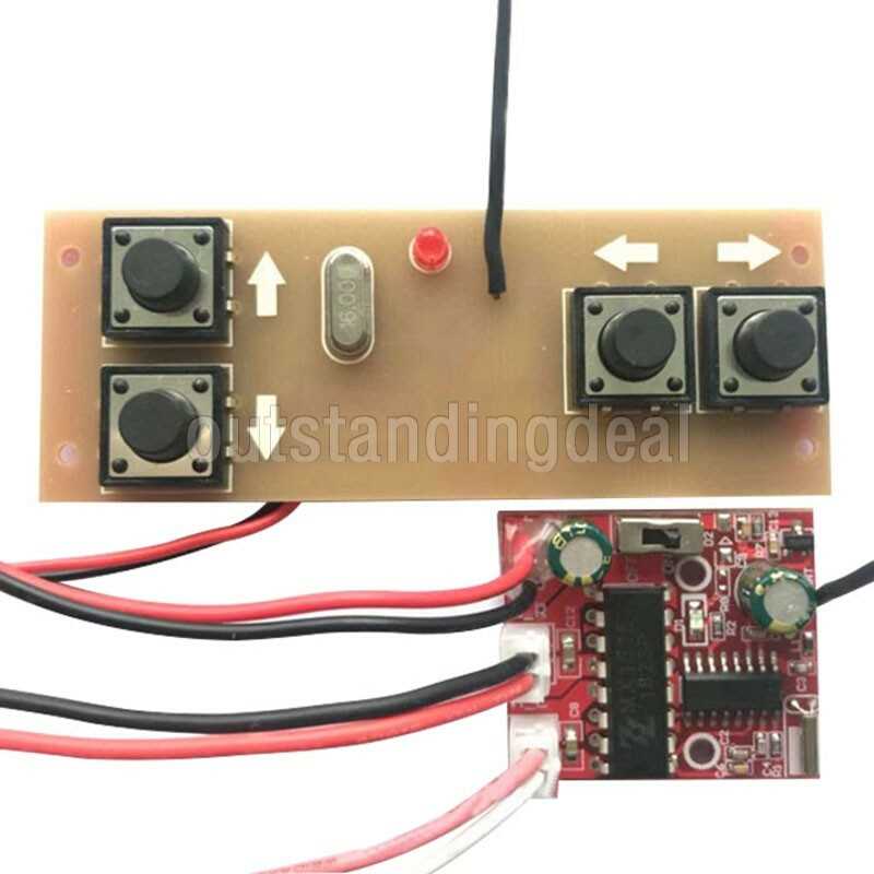 4 channel rc transmitter and receiver circuit diagram