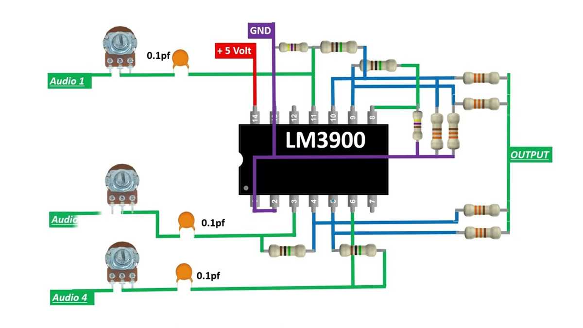 4 channel audio mixer circuit diagram 4 channel audio mixer circuit diagram