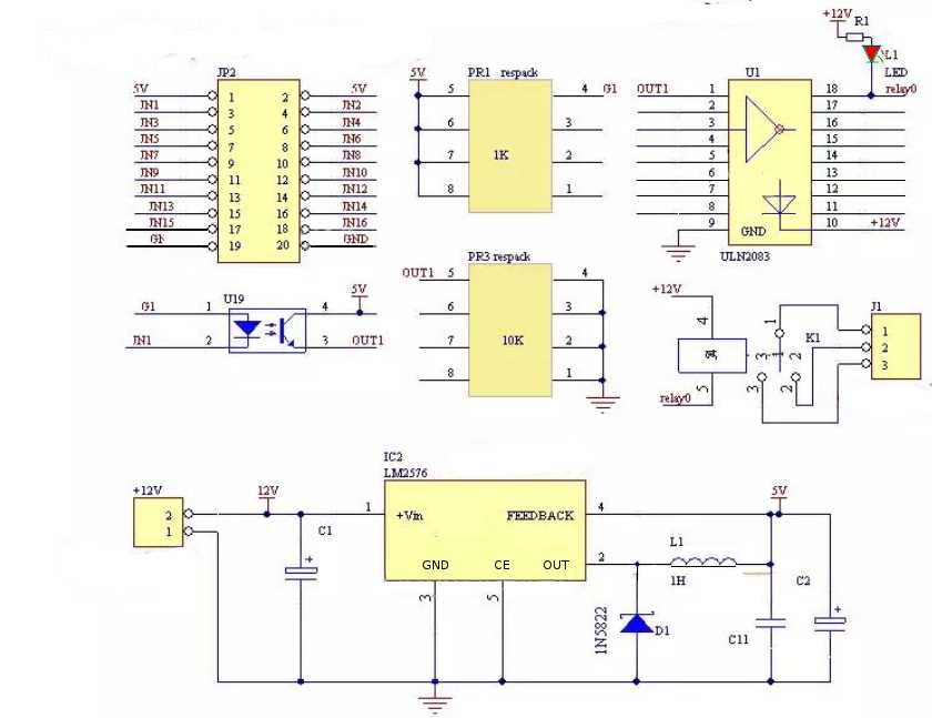 4 relay module circuit diagram
