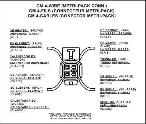 4 wire lambda sensor wiring diagram