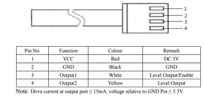 4 wire sensor wiring diagram