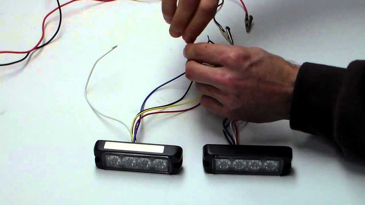 4 wire strobe light wiring diagram