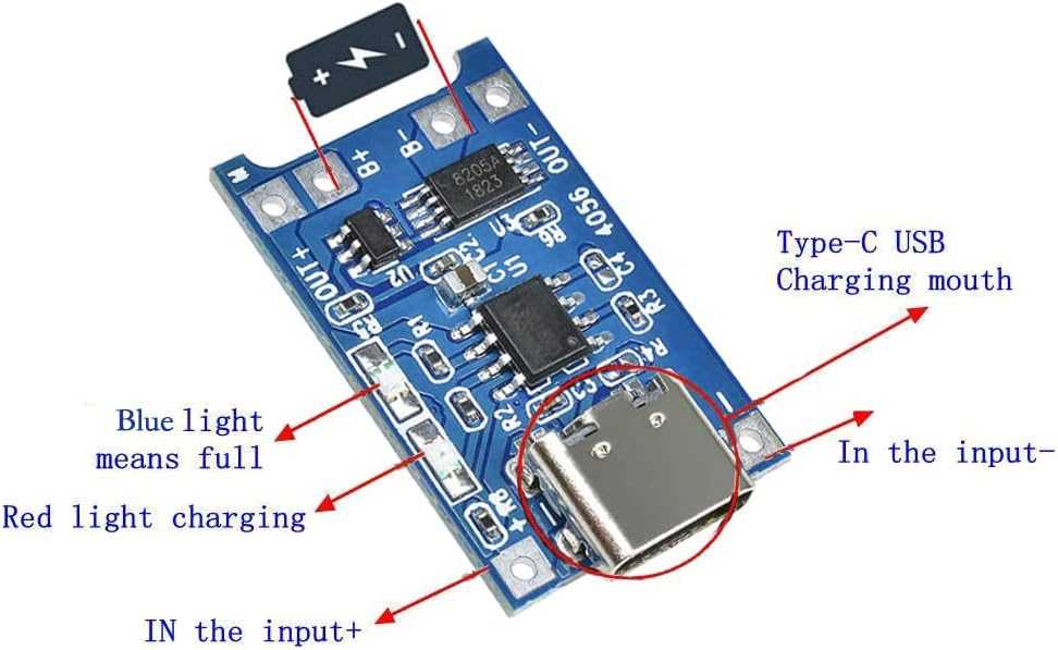 4056 charging module circuit diagram