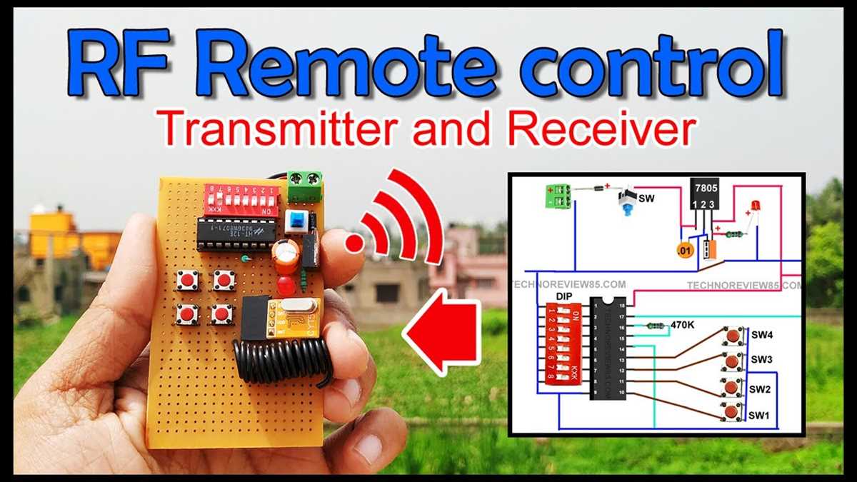 433mhz transmitter and receiver circuit diagram