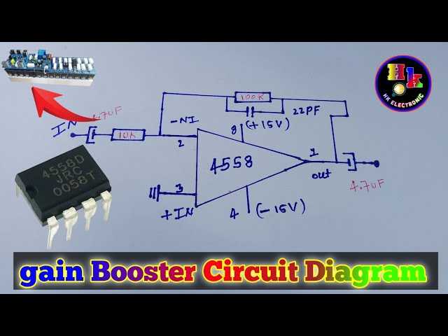 4558 op amp circuit diagram