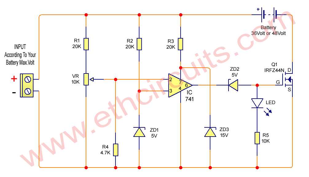 48v lithium ion battery charger circuit diagram