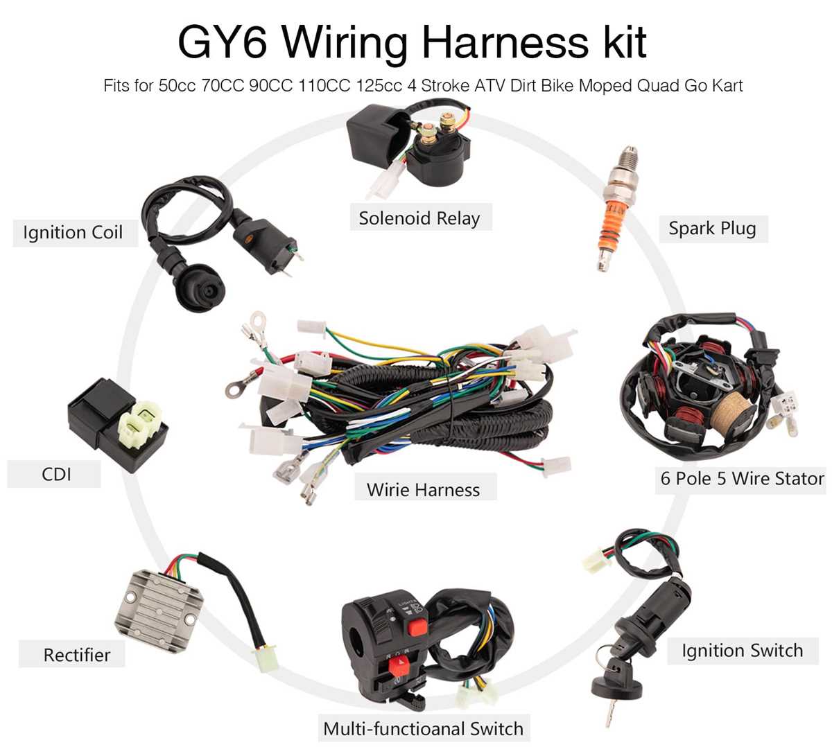 50cc moped wiring diagram