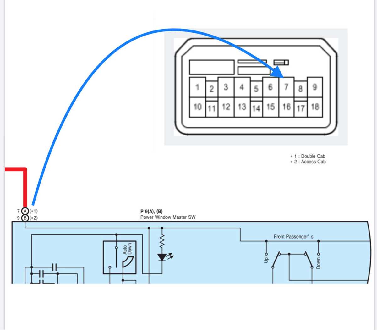 6 pin power window switch wiring diagram