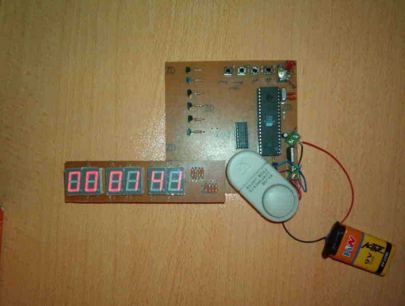 7 segment display clock circuit diagram