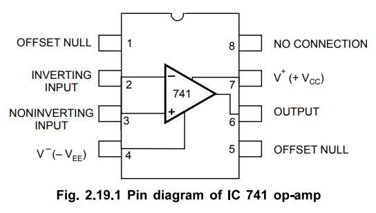 741 amplifier circuit diagram