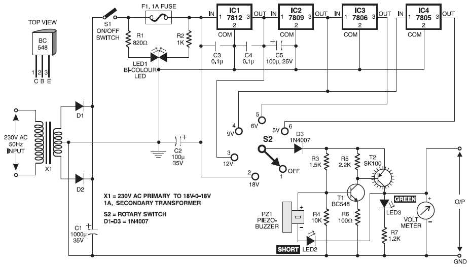9v power supply circuit diagram 9v power supply circuit diagram