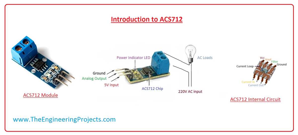 acs712 current sensor circuit diagram