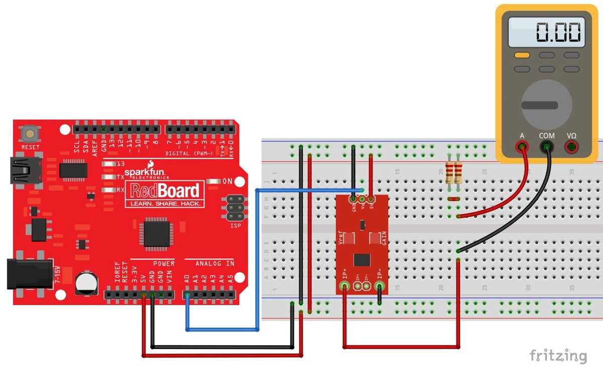 acs712 current sensor circuit diagram
