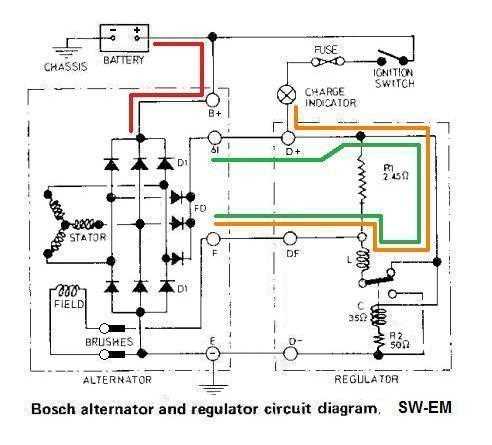 alternator regulator circuit diagram alternator regulator circuit diagram