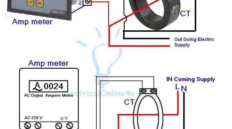 amp meter wiring diagram