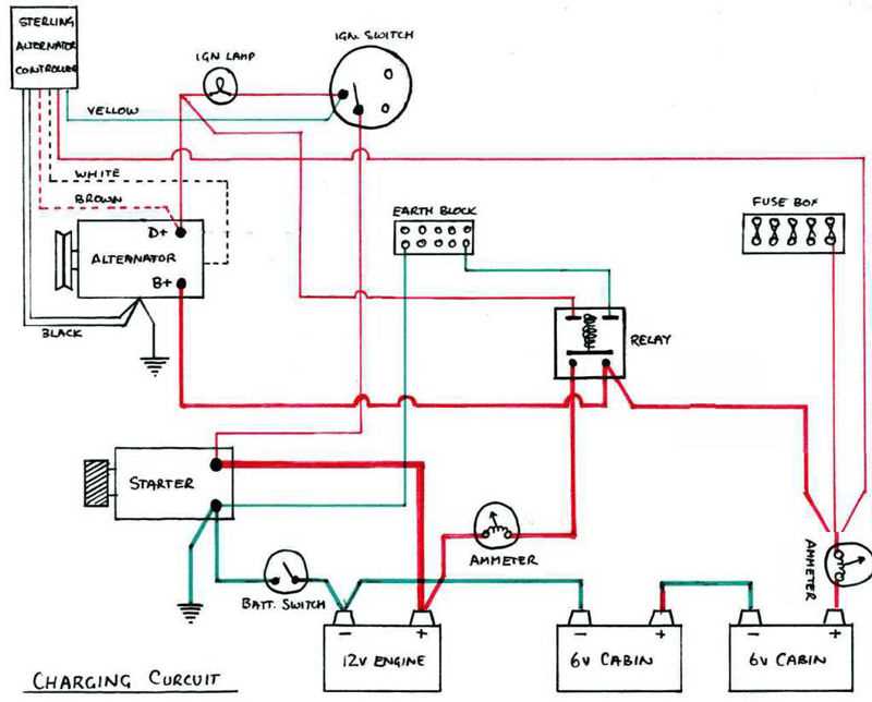 amp meter wiring diagram