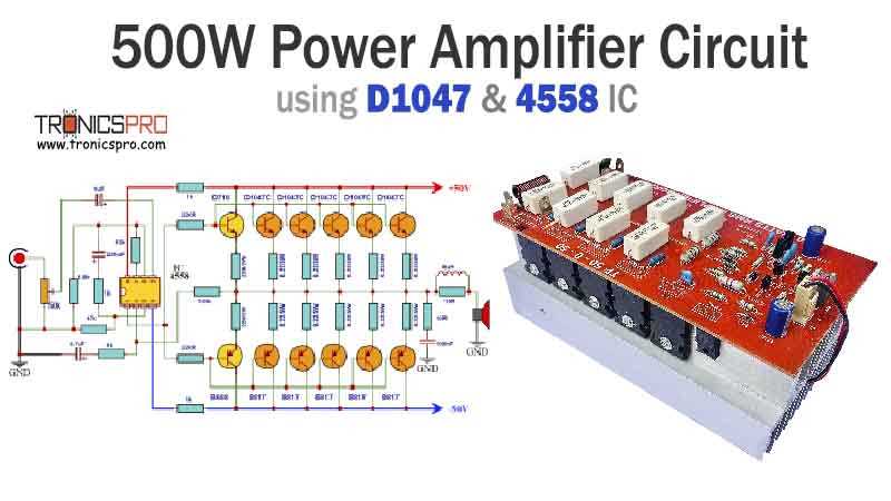 amplifier circuit diagram 1000w