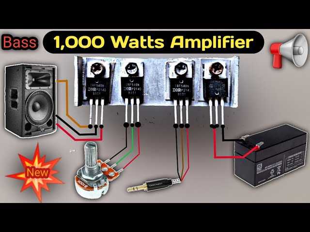 amplifier circuit diagram 1000w