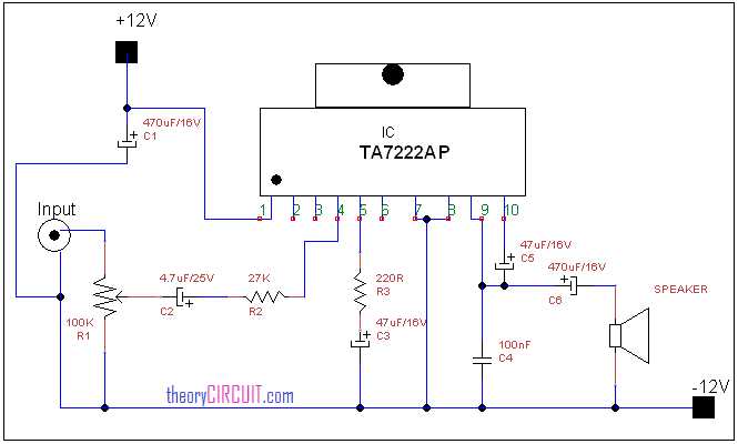 amplifier circuit diagram