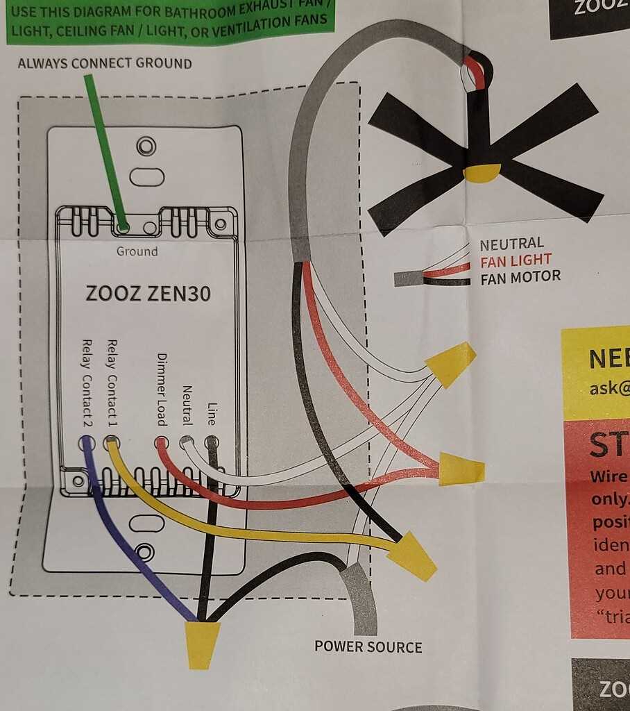 bathroom fan with light wiring diagram
