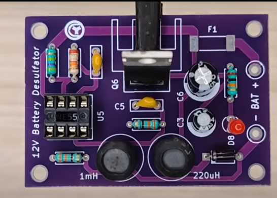 battery desulfator circuit diagram